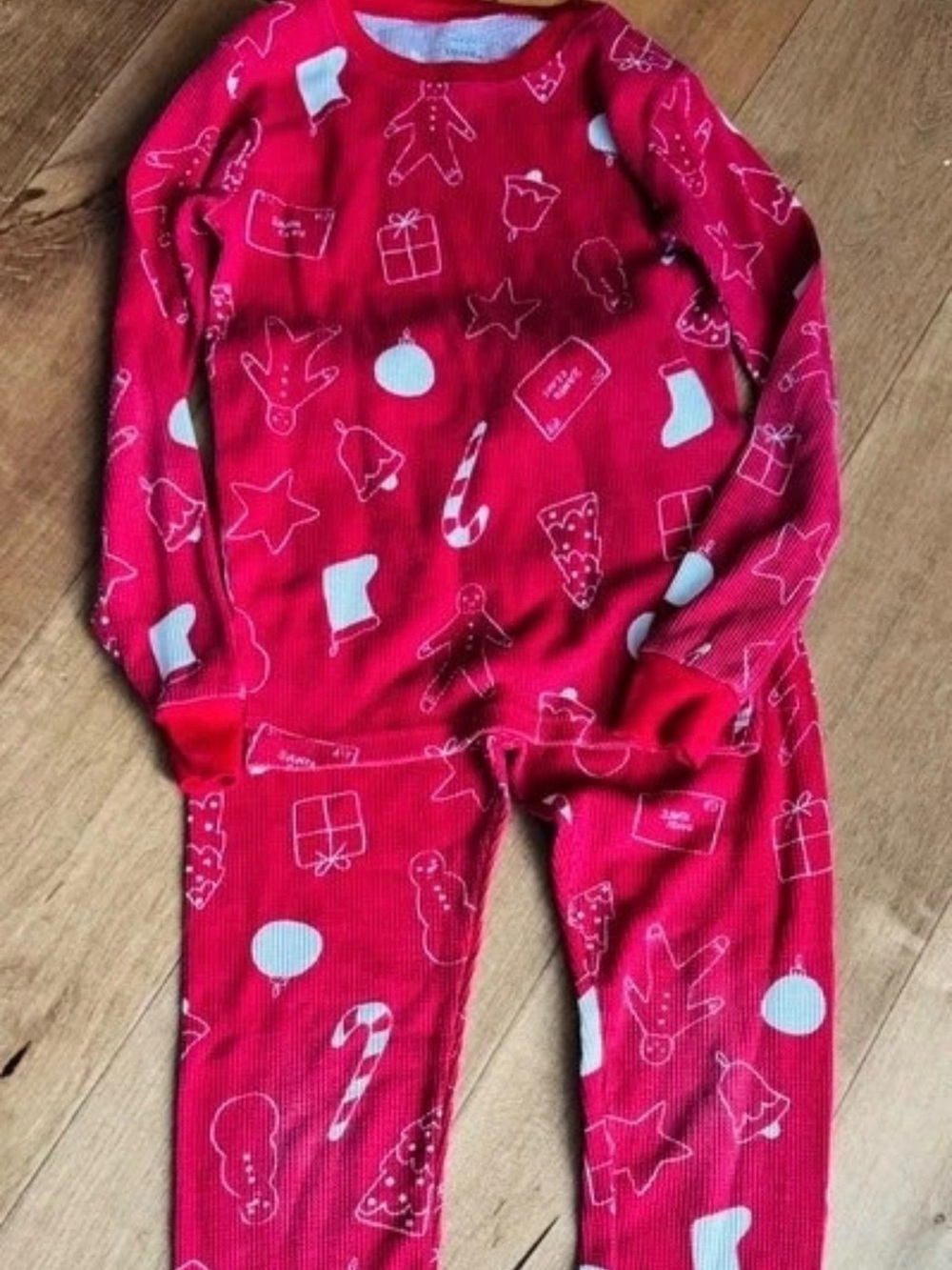 Carter's Red and White Holiday Pajama Set - Picture 2 of 3